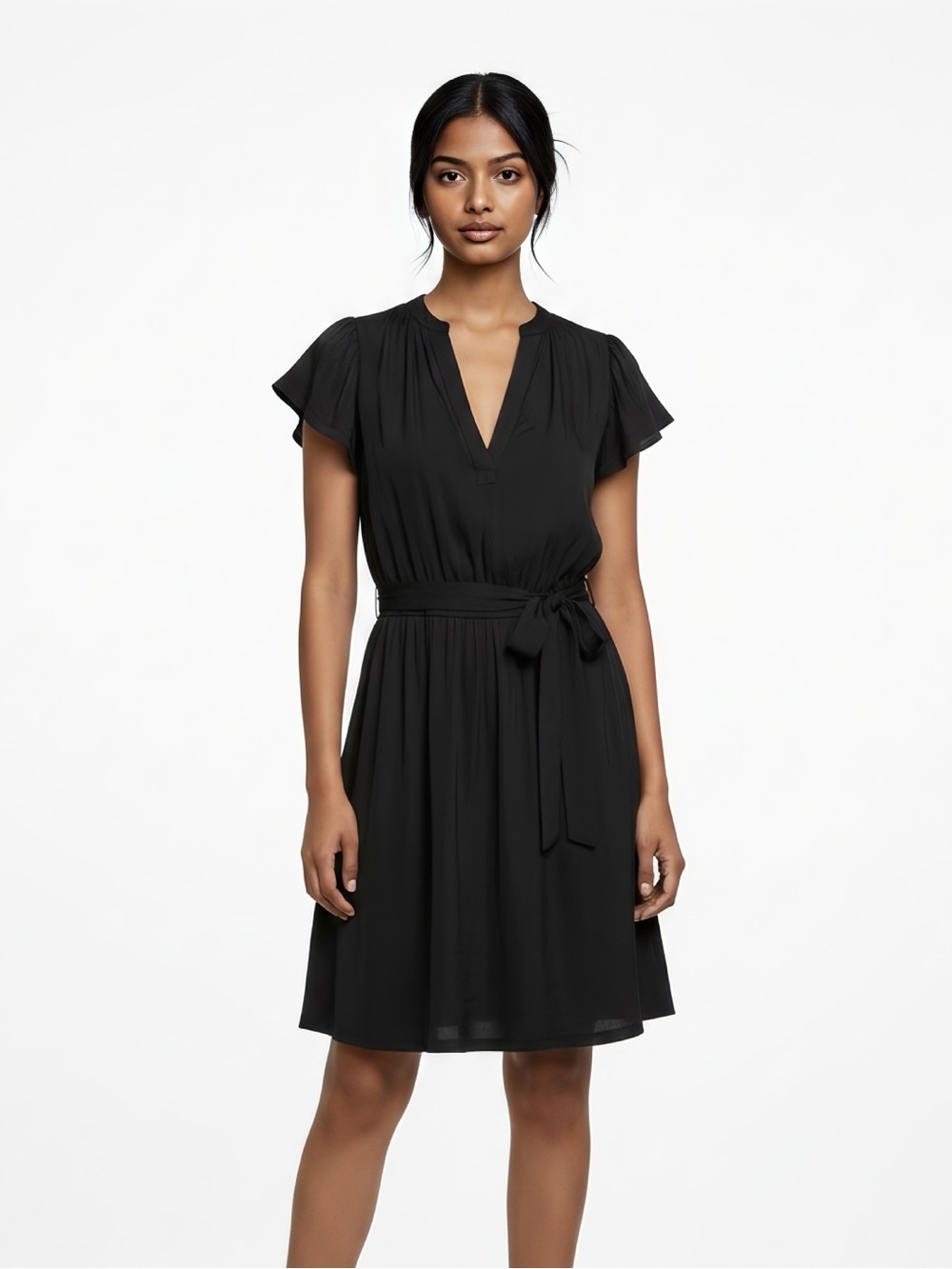 NWT Banana Republic Flutter-Sleeve Dress